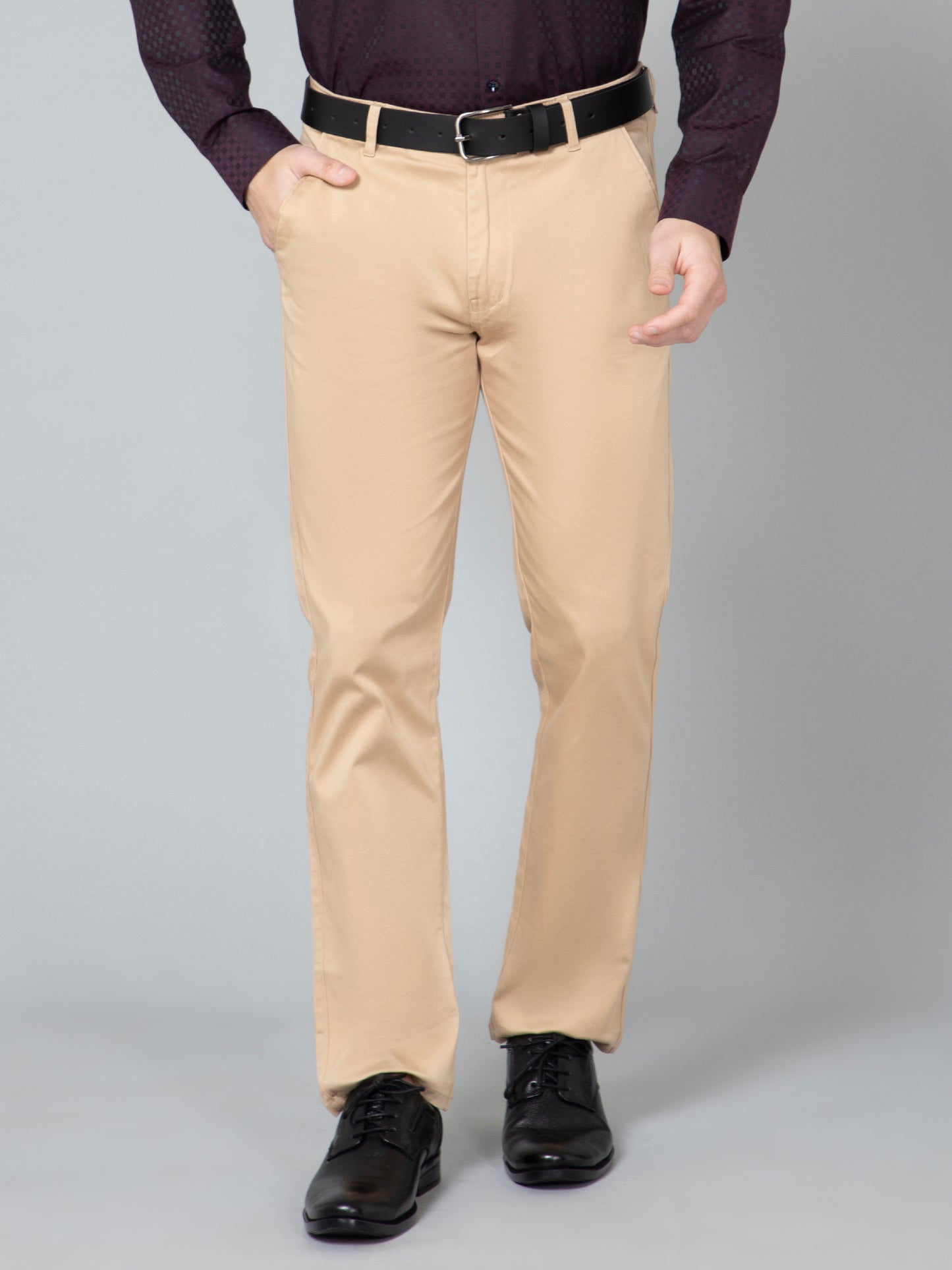 Cashmere Tan - Classic Beige Straight Fit Chinos