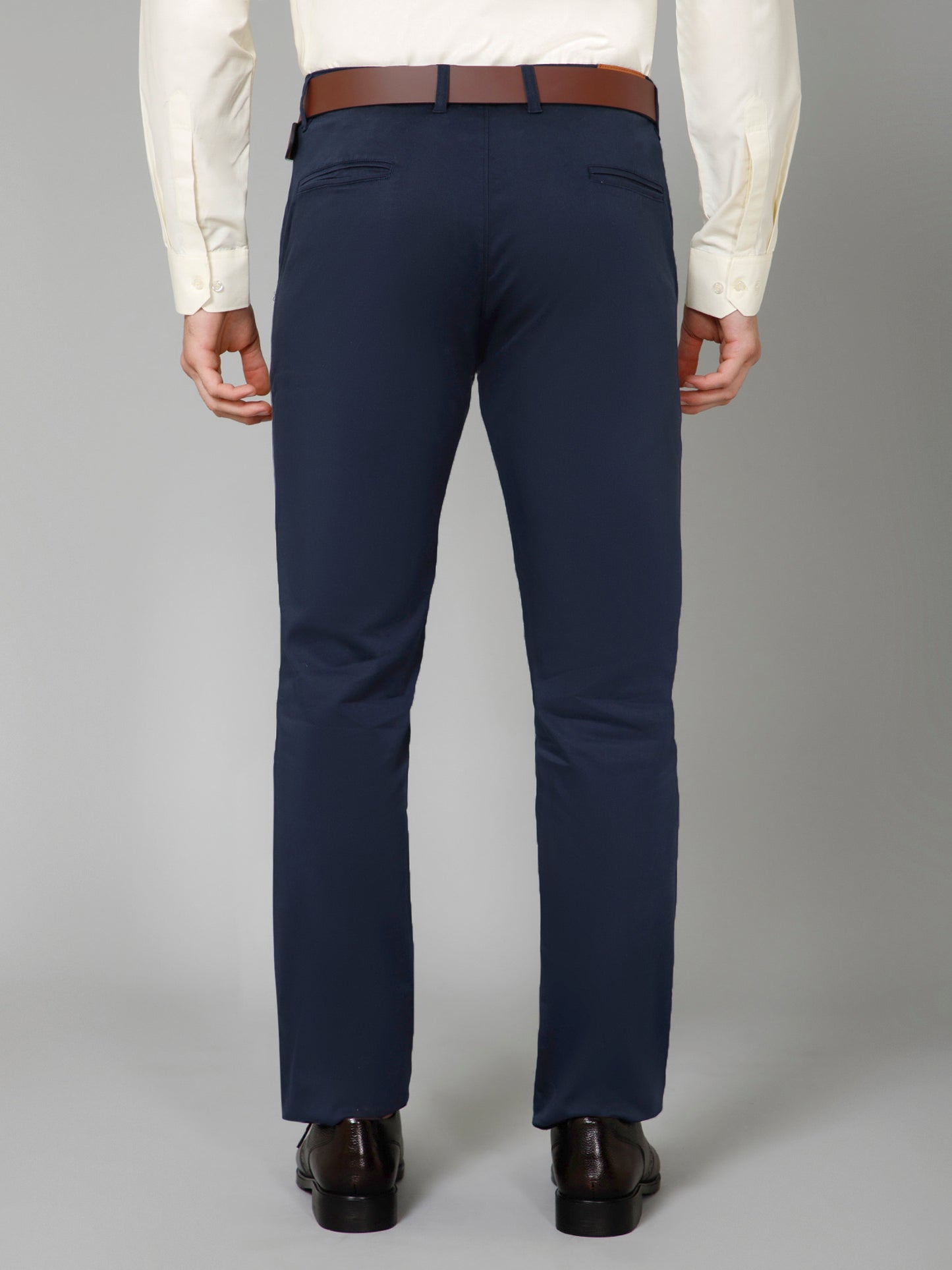 Abyssal Blue - Classic Navy Blue Straight Fit Chinos