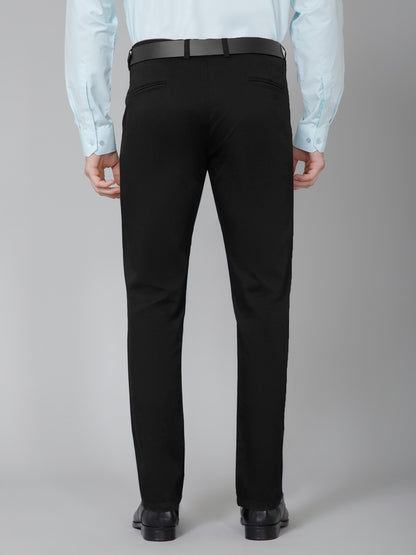 Onyx Black - Classic Black Straight Fit Chinos