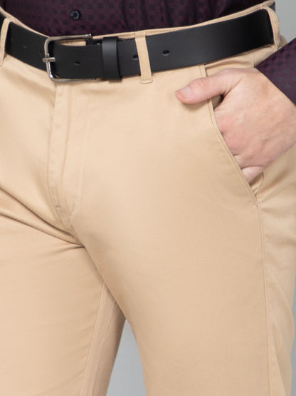 Cashmere Tan - Classic Beige Straight Fit Chinos